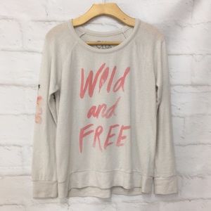 CHASER Women's Love Knit Long Sleeve Raglan